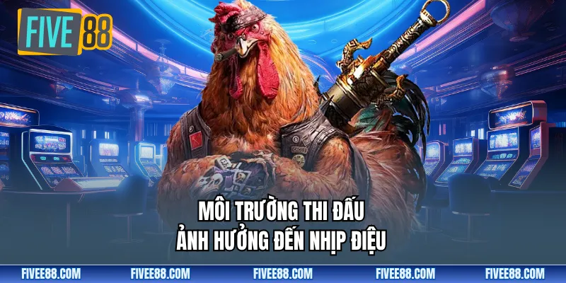 Môi trường thi đấu ảnh hưởng đến nhịp điệu