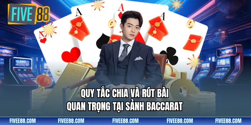 Quy tắc chia và rút bài quan trọng tại sảnh baccarat